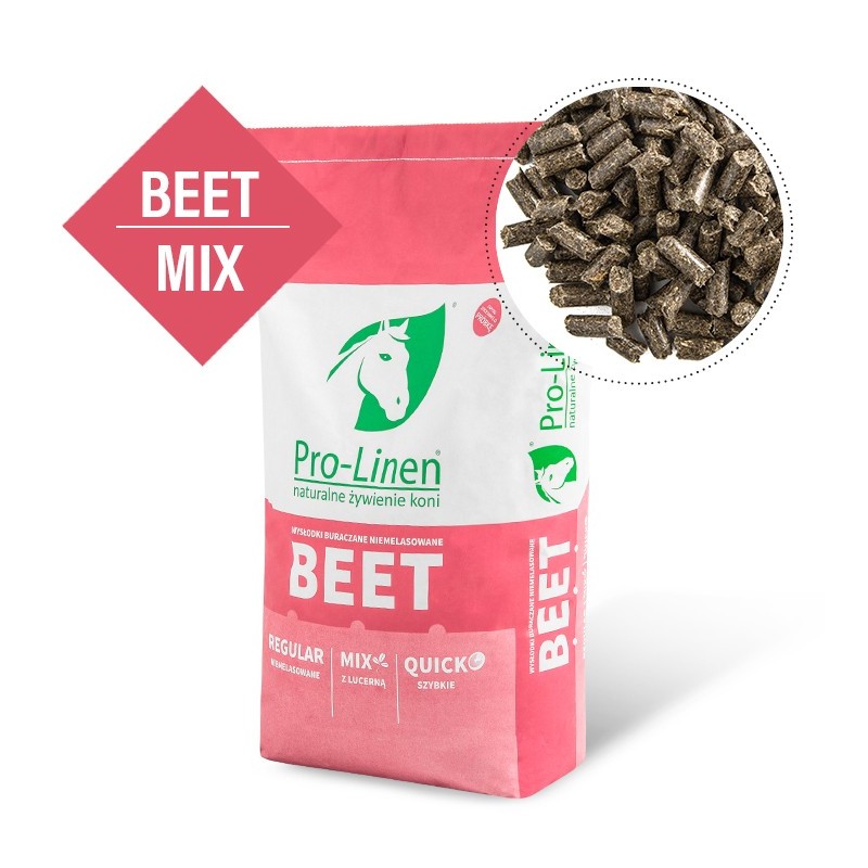 Pro-Linen Beet Mix - Szybkie wysłodki buraczane z lucerną