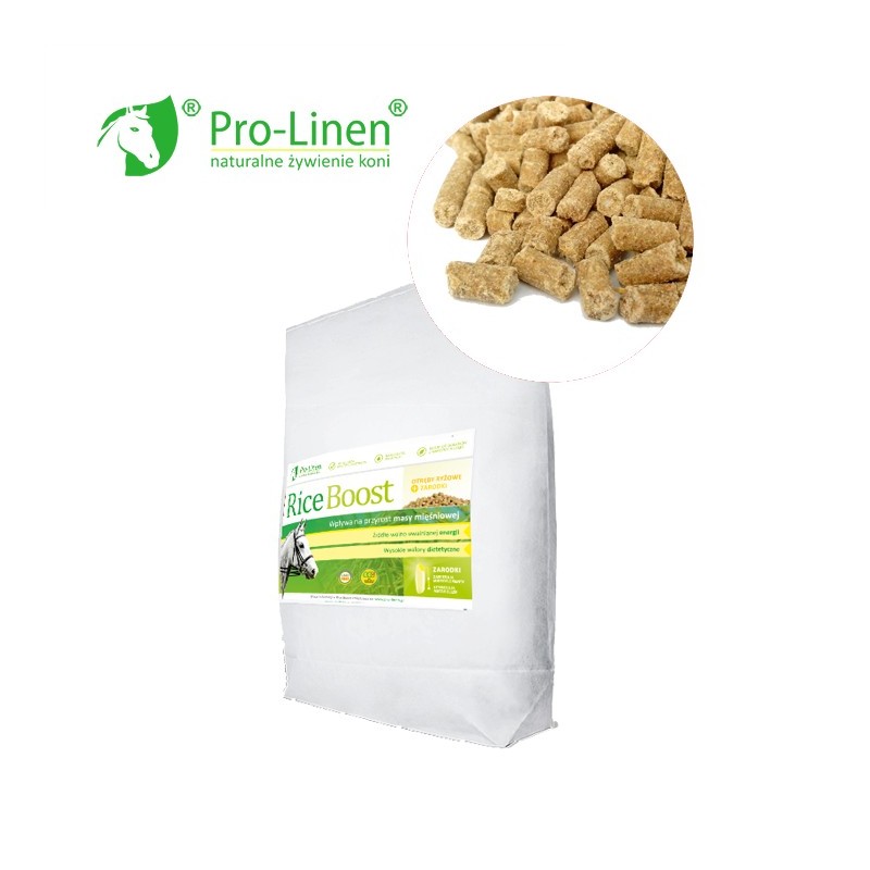 Pro-Linen Rice Boost - Otręby Ryżowe dla koni + Zarodki 15 KG